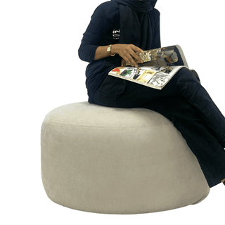 Pebble Fabric Ottoman by Zest Livings Singapore