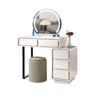 Peregrine Senior Extendable White Dressing Table with Sintered Stone Top Singapore