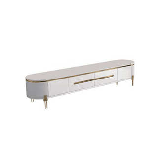 Peyton TV Console with Marble Top in White (200cm) Singapore