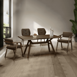 Pierce Wooden Dining Table (150cm) Singapore