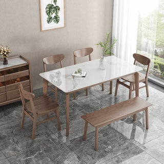Praxis White Gloss Sintered Stone Dining Table Singapore