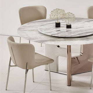 Ray Sintered Stone Round Dining Table Singapore