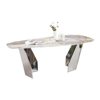 Ridley Glossy Sintered Stone Dining Table (220cm) Singapore