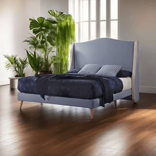 Riley Fabric Bed Frame (Water Repellent) Singapore