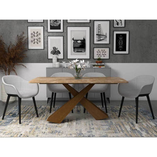 Rocco Polished Sintered Stone Dining Table (160cm/180cm) Singapore