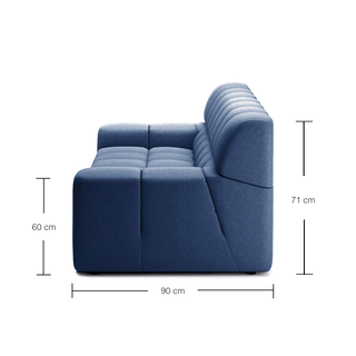 Roger 3 Seater Modular Fabric Sofa by Zest Livings Singapore