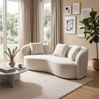 Dovey Fabric Loveseat Sofa