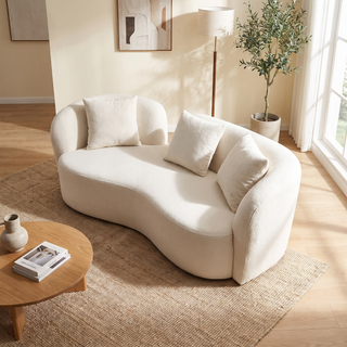 Dovey Fabric Loveseat Sofa