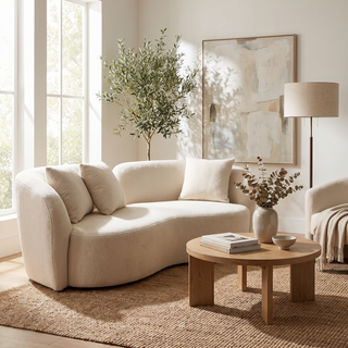 Dovey Fabric Loveseat Sofa