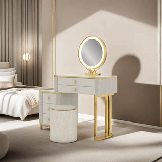 Selene Extendable Dressing Table with Sintered Stone Top Singapore