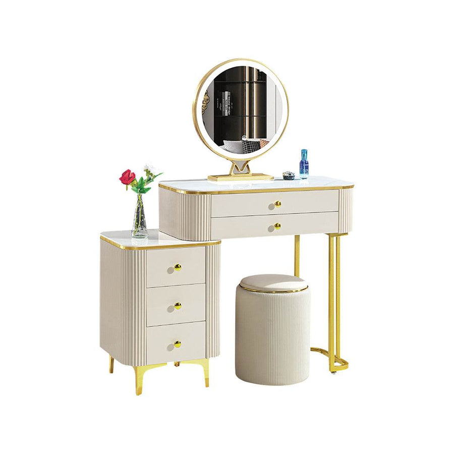 Selene Extendable Dressing Table with Sintered Stone Top Singapore