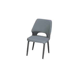 Seraphina Faux Leather Dining Chair in Grey Singapore
