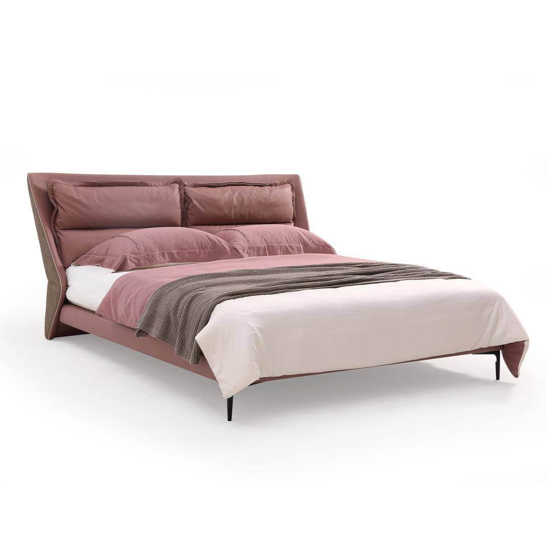 Signorile Genuine Leather Bed Frame by Chattel Singapore