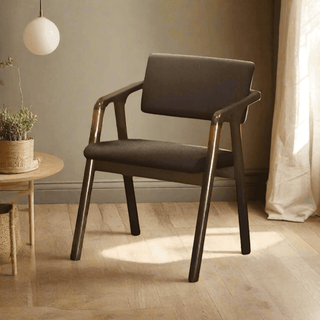 Sloane Wooden Dining Chair with Arms Singapore