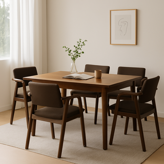 Sloane Wooden Dining Chair with Arms