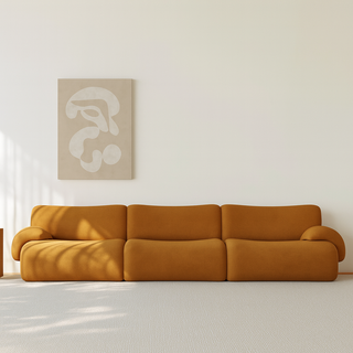 Marsha Velvet Fabric Sofa