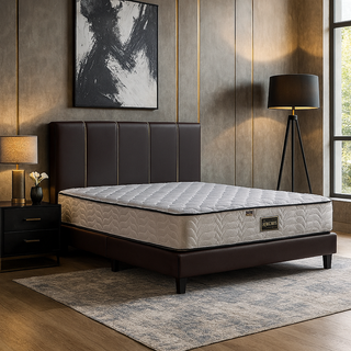 Coriann Bedframe + Solano Foam Mattress Bed Set