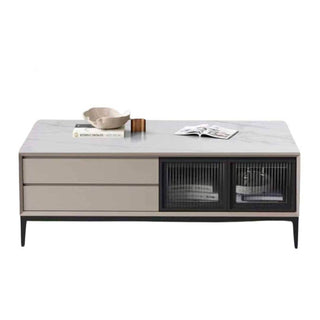 Sonnet Polished Sintered Stone Coffee Table Singapore