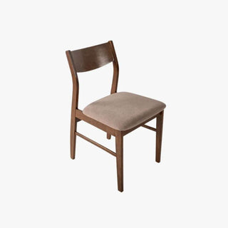 Tina Light Grey Fabric Wooden Dining Chair Singapore