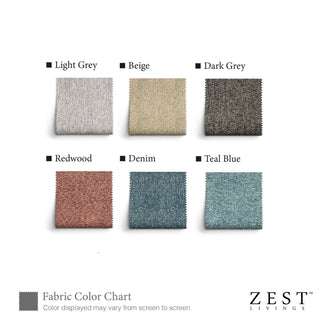 Toby Fabric Sofa With Ottoman by Zest Livings (Eco Clean | Water Repellent) Singapore