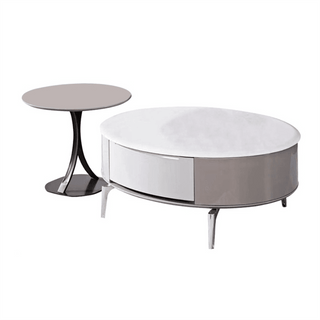 Travolta Nesting Coffee Table with Marble Top Singapore
