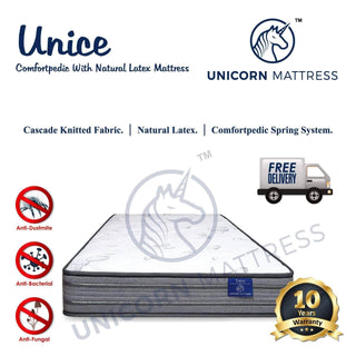Unicorn Unice Natural Latex Spring Mattress Singapore