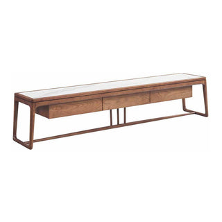 Walter Ash Wood TV Console with Sintered Stone Top Singapore