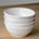 Rustic White / Set of 4 Bowls