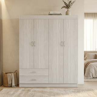 Quinton 4 Door Open Wardrobe – Megafurniture Quinton 4 Door Open Wardrobe – Megafurniture