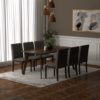Willow Wooden Dining Set (180cm) Singapore