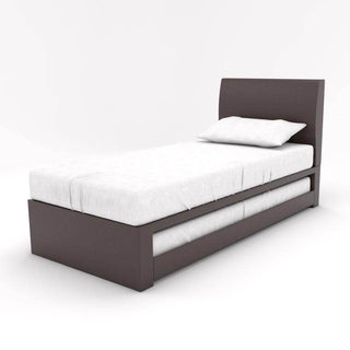 Zander 3 in 1 Faux Leather Pull Out Bed + Somnuz™ 6 inch Memory Foam Mattress Bed Set Singapore