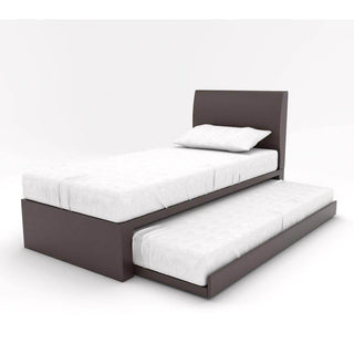 Zander 3 in 1 Faux Leather Pull Out Bed + Somnuz™ 6 inch Memory Foam Mattress Bed Set Singapore