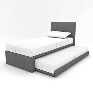 Zander Fabric 3 in 1 Pull Out Bed (Water Repellent) + Somnuz™ Bliss Spring Mattress Bed Set Singapore