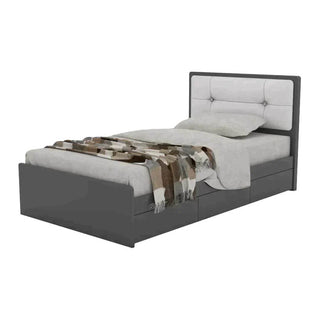 Zion Faux Leather Drawer Bed Singapore